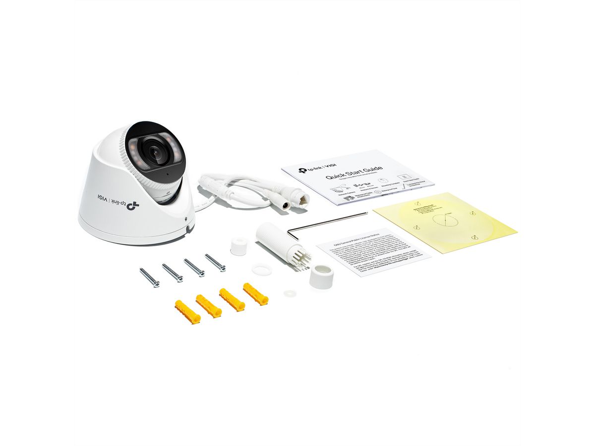 TP-Link InSight S655I(4mm) Turret Kamera 8 MP, 91.5°, IR-LED 30m