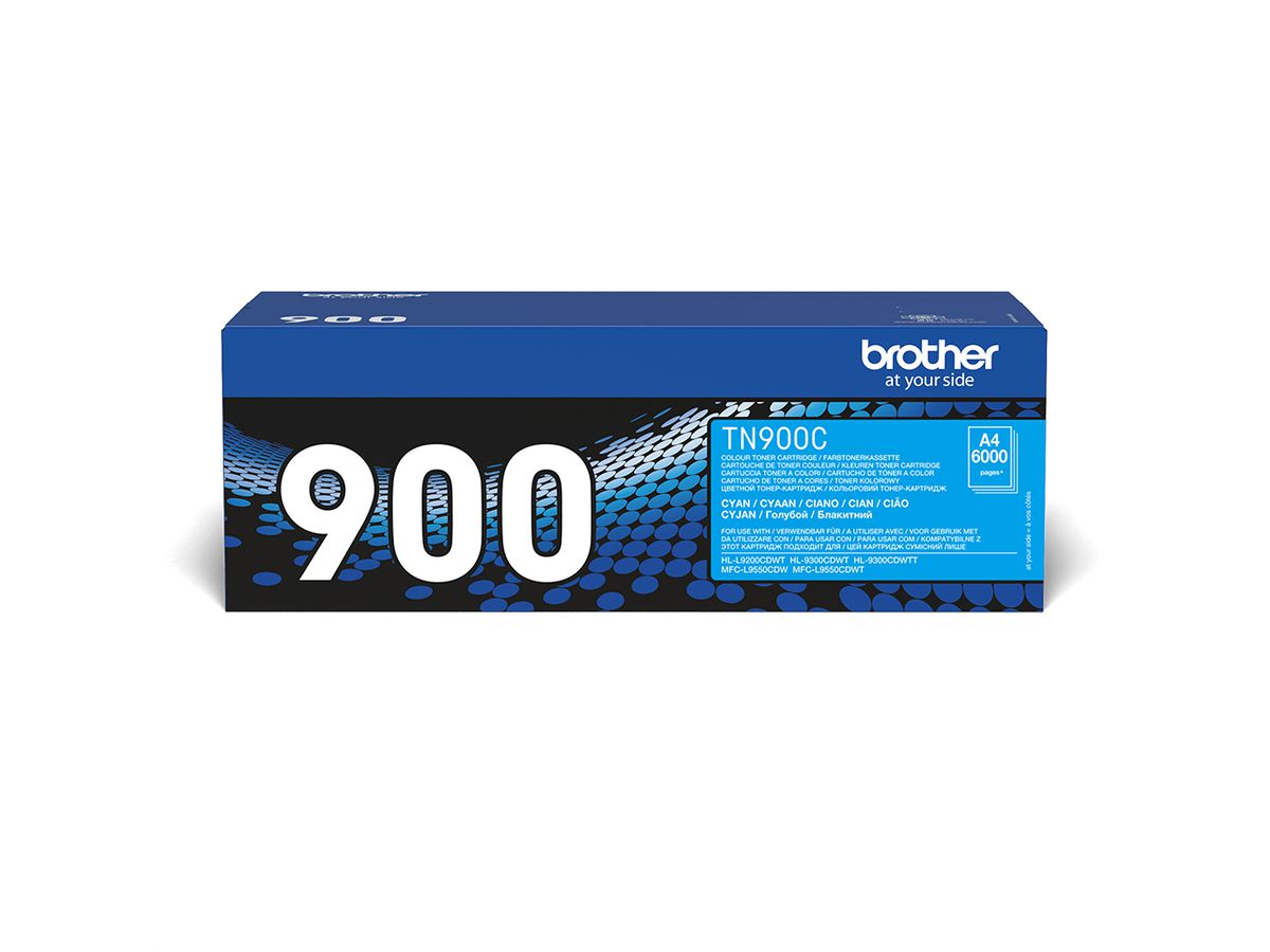 Brother TN-900C - Cartouche de toner originale – Cyan