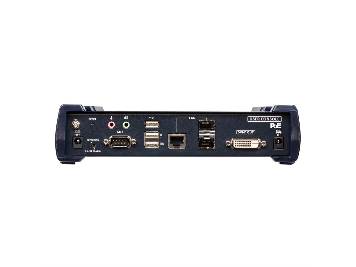 ATEN KE6922R Récepteur KVM 2K DVI-D Dual Link sur IP avec double SFP et PoE
