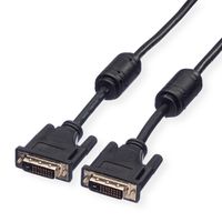 ROLINE Câble DVI pour écran, M-M, (24+1) dual link, 2 m