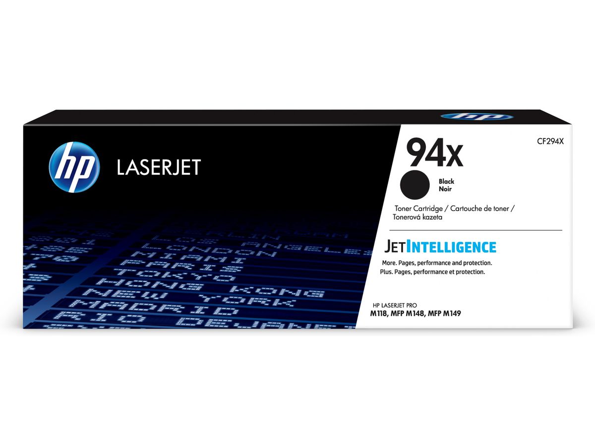 HP Toner noir LaserJet 94X authentique grande capacité