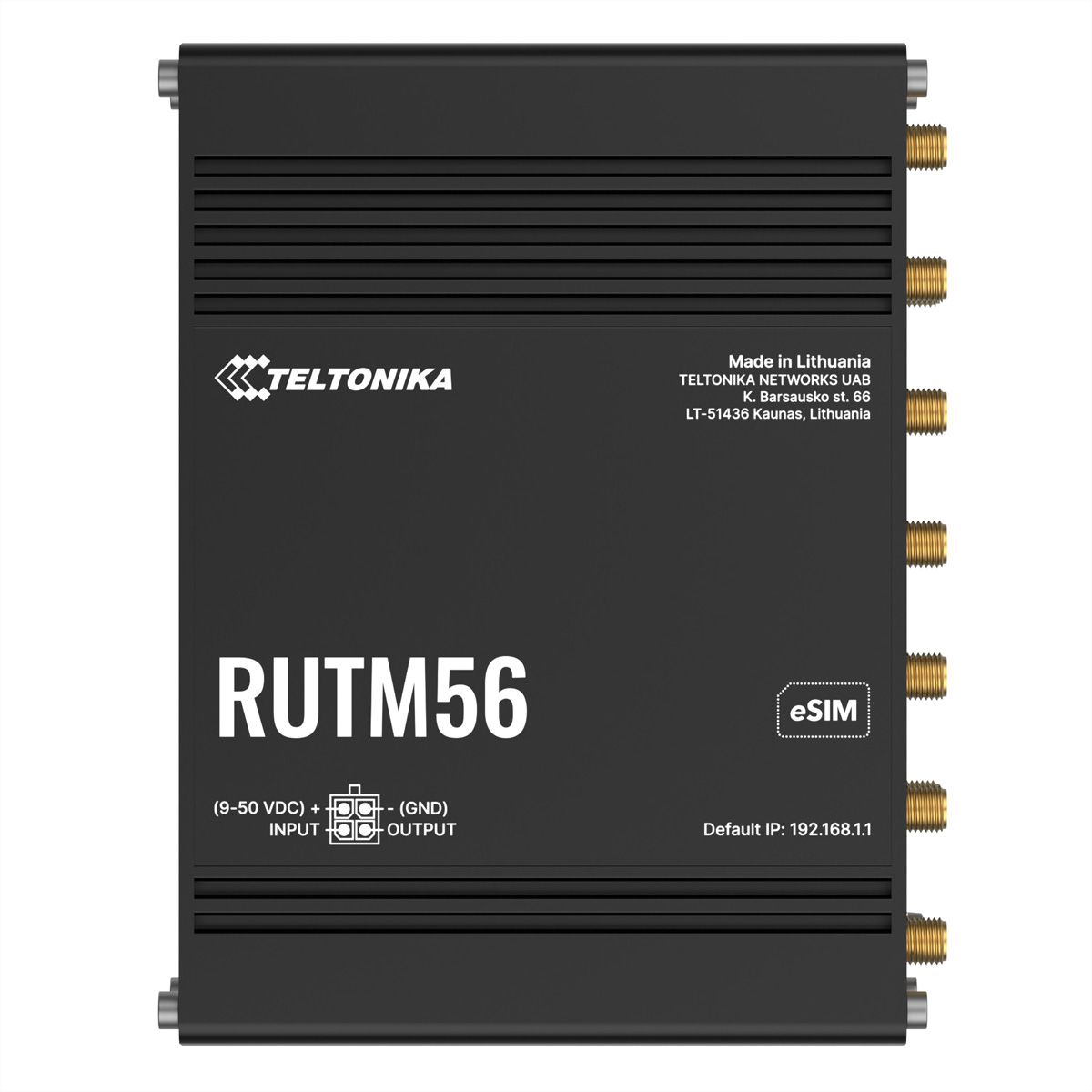 TELTONIKA Routeur RUTM56 avec modem 5G et 4G Cat 4