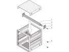 SCHROFF Modulschiene Mitte Typ ST-C - AUSBAUS.MS MI ST 63TE C/PRO