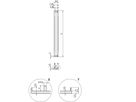 SCHROFF Face avant, profil en U, Refrofit Shielding, 3 U, 2 CV, 2,5 mm, alu, face avant anodisée, face arrière conductrice