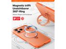Torras UPRO Ostand Spin Case, iPhone 17 Pro Max, MagSafe, orange