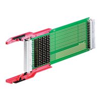 Adaptateur d'essai SCHROFF pour connecteur DIN type F, 3 U, 220 mm, U/I