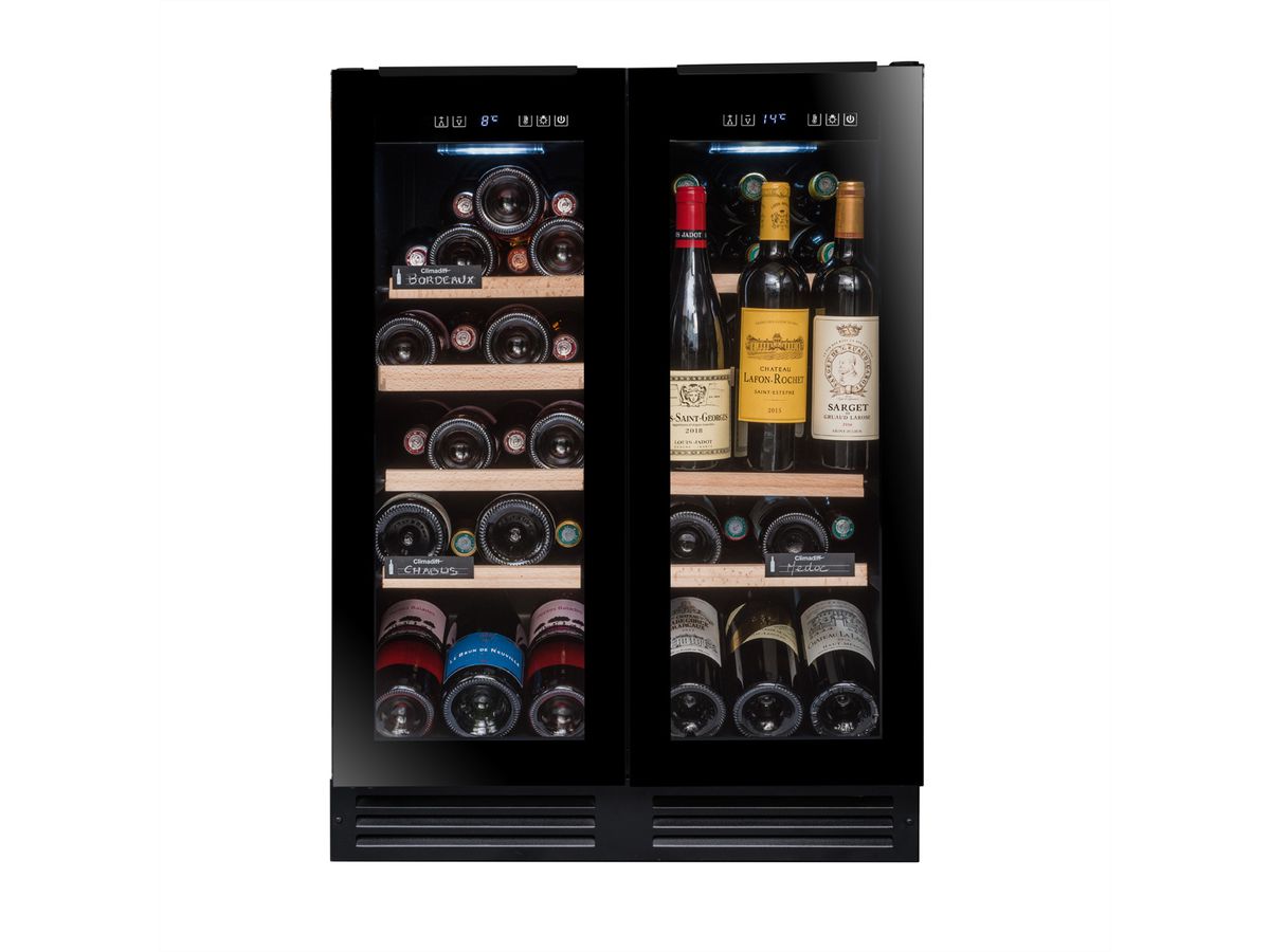 Avintage Weinkühlschrank AVU49DPB1, Einbau, 2 Zonen, 47 Flaschen