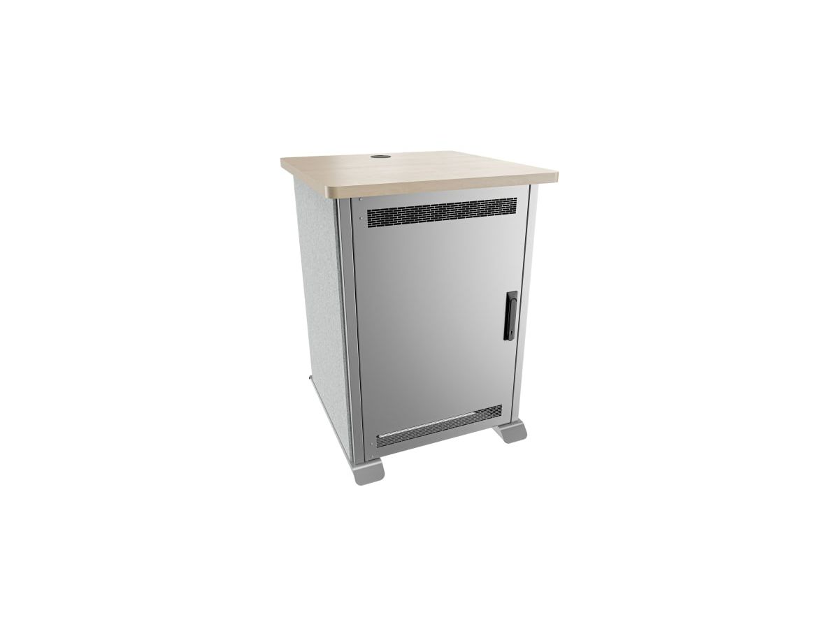 Middle Atlantic Products Forum FMR-1627E1MS Rack 16U Freistehendes Gestell Silber, Grau
