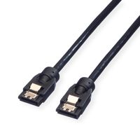 ROLINE Internes SATA 6.0 Gbit/s HDD-Kabel mit Schnappverschluss, 0,5 m