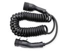 ROLINE E-Auto Ladekabel Typ2, 1-phasig, 250VAC (1P+N+E), 32 A, 7,4 kW, Spiralkabel (max. 5m)
