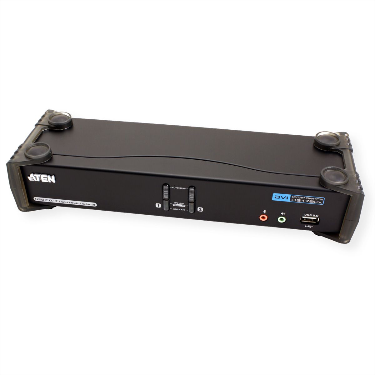 ATEN CS1782A Switch KVM Dual-Link DVI, USB, Audio, 2 ports