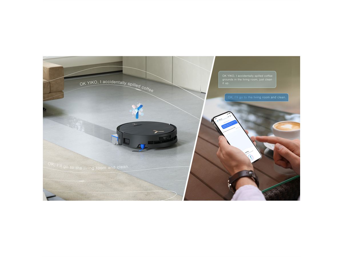 Ecovacs Aspirateur robot X9 PRO OMNI, Deebot, rose