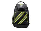 KLEIN TOOLS 55597 Tradesman Pro Rucksack, Neongelb/Schwarz mit Reflexstreifen