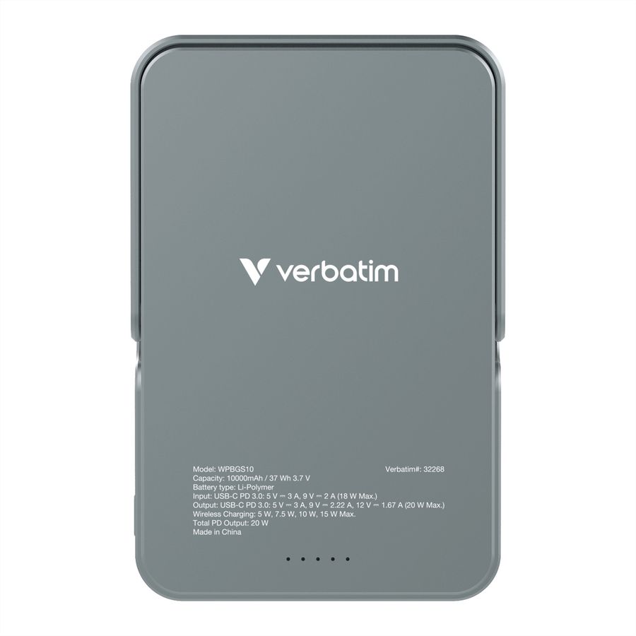 Verbatim Powerbank 10000 mAh Grey