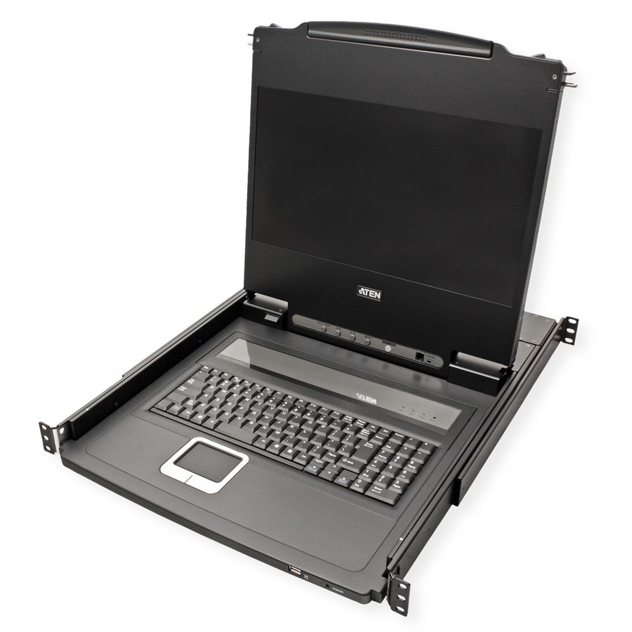 ATEN CL6700MW KVM-Console LCD, DVI, HDMI Full HD, ES-Layout