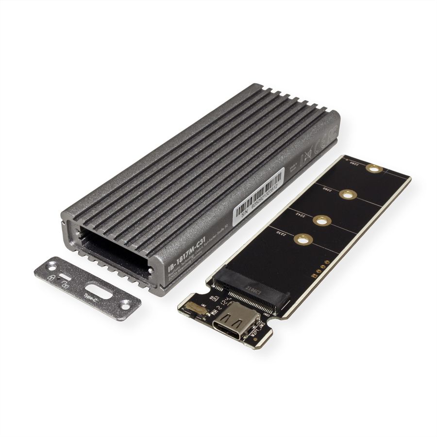 ICY BOX IB-1817M-C31 USB C Gehäuse für M.2 NVMe SSD