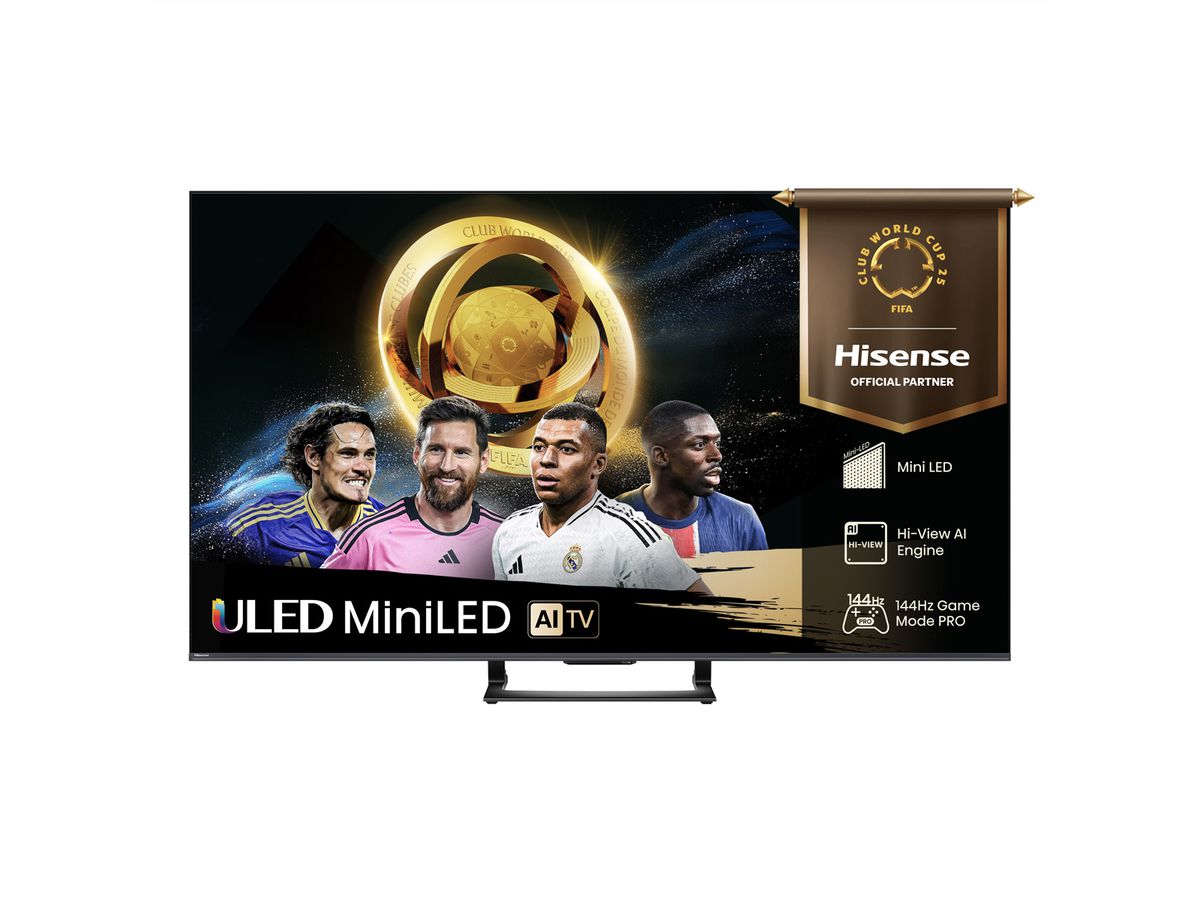 Hisense TV 50U7Q 50" , Mini-LED 4K, 144Hz, 900 Nits