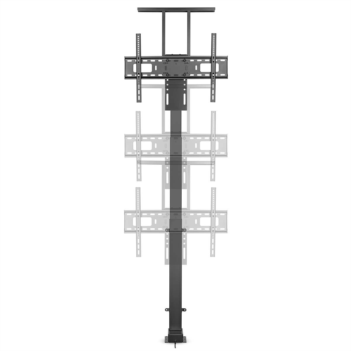 Nedis SmartLife motorisierter TV-Lift 37–80" schwarz, Einbau, 60 kg, 79–184 cm Hub
