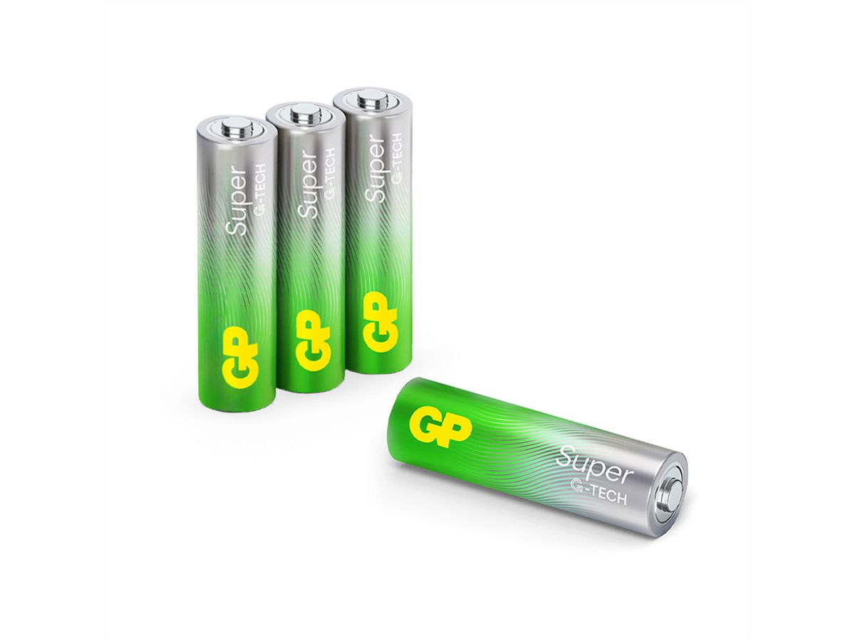 GP Batteries Super Alkaline AA 4x