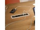 BACHMANN POWER FRAME M 2xCH 0°, 1xUSB C/C 45W 1xCM L=0,2m