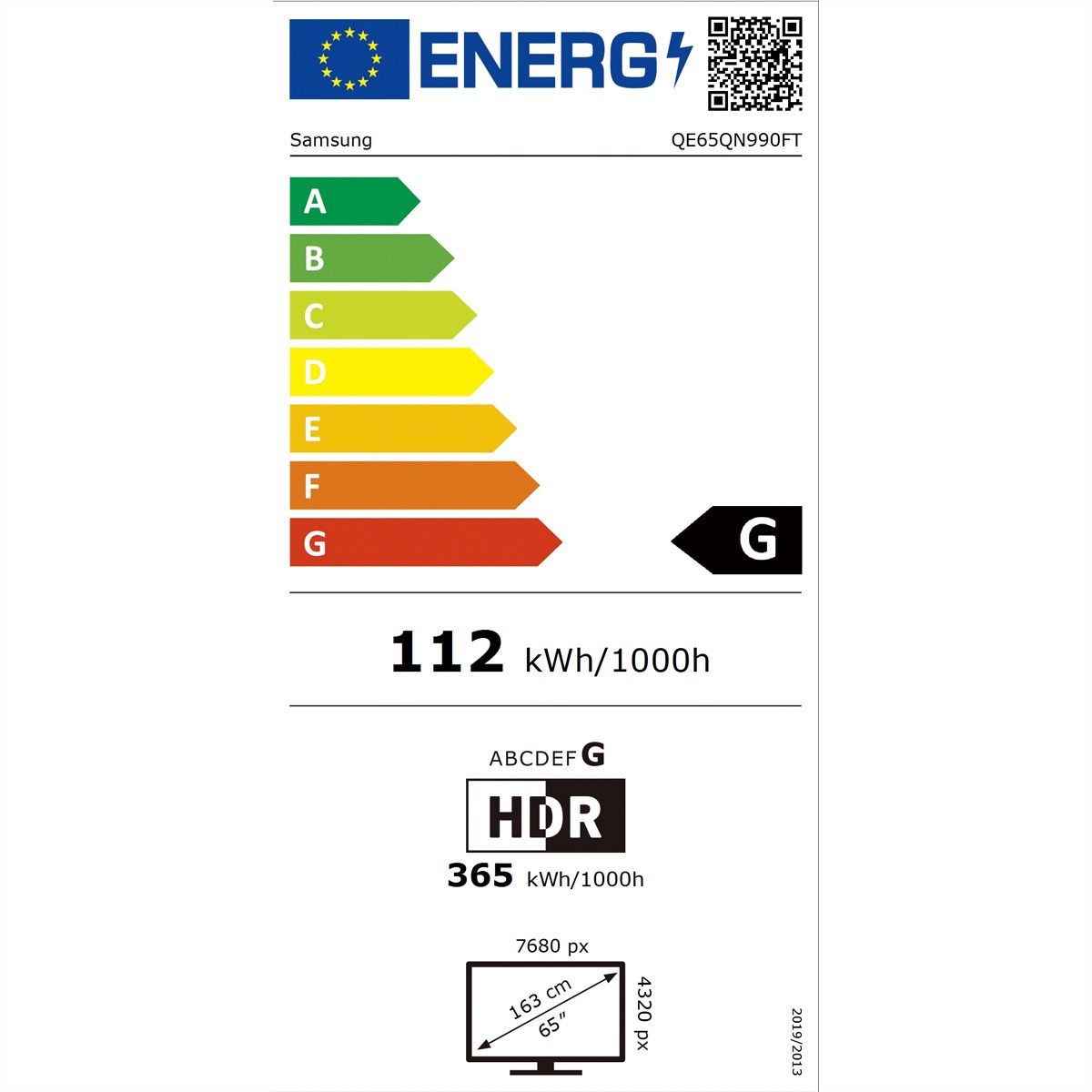 Samsung TV 65" QN990F Series