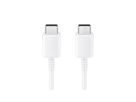 Samsung Câble de données USB type-C (2 pièces), USB 2.0, blanc, 1 m