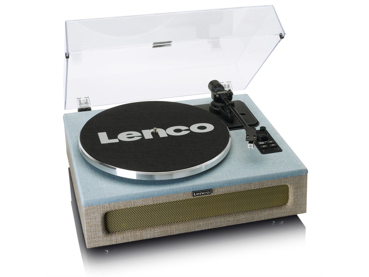 Lenco Plattenspieler LS-440, Blau/Beige