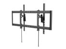 VALUE  Support mural TV, très résistant, télescopique, inclinable, fixe, <80 kg, <266,7cm (105"), 1000 x 600
