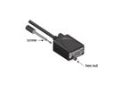 EXSYS EX-2311-2IS USB2.0 C zu 1 x RS-232 1,8m 15KV Überspannungsschutz FTDI Chip-Set, schwarz, 1,8 m