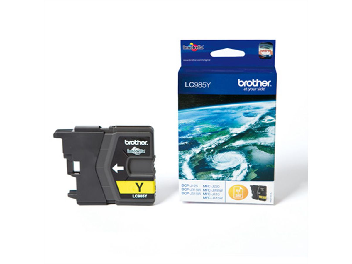 BROTHER LC-985Y, Cartouche jaune pour 260 p.