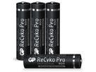GP Batteries RECYKO+ Pro,HR03, 4x AAA, Micro, piles rechargeables, 800mAh