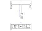 BACHMANN DESK2 2x contact de protection USB A&C