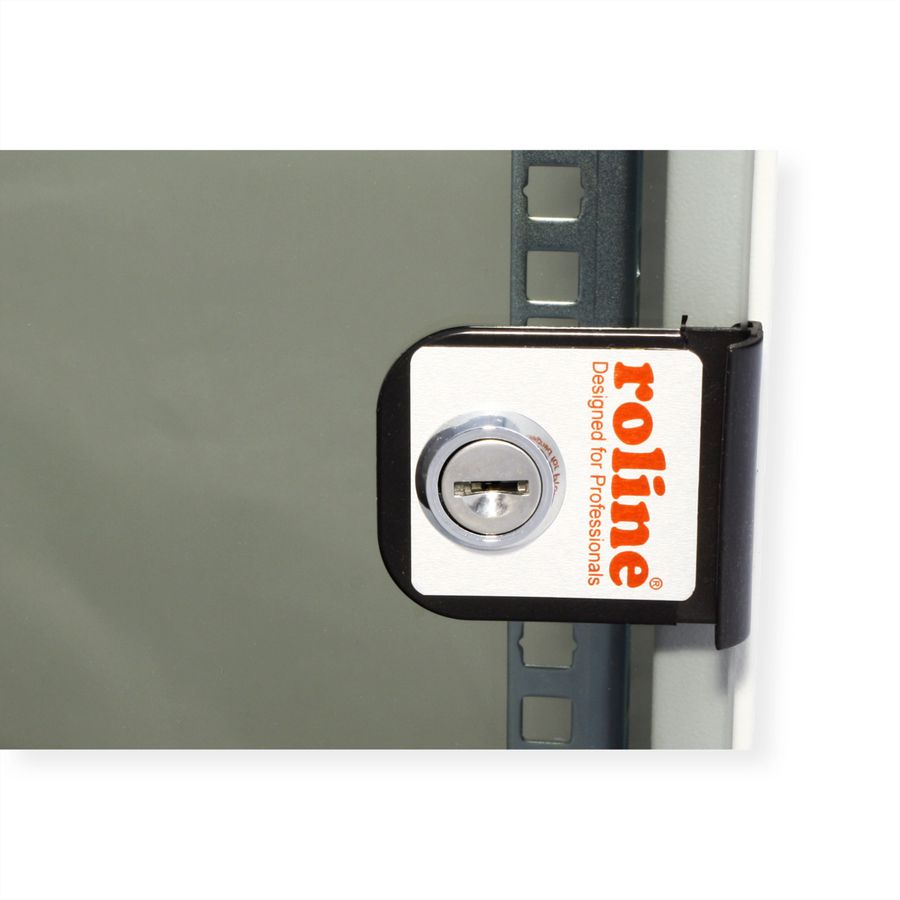 ROLINE 19-Zoll Wandgehäuse Basic 12 HE, 540x400 BxT Bausatz grau