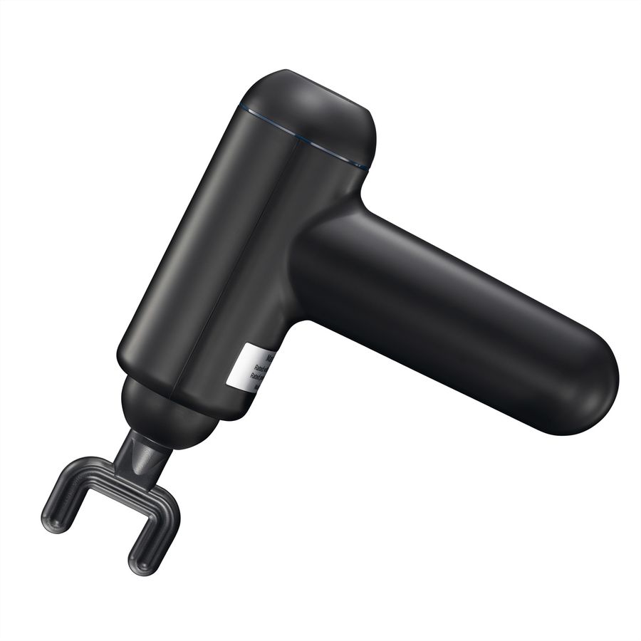 Melissa Massagepistole 16770048, wiederaufladbar, LED, 4 Köpfe, schwarz