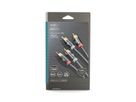 Nedis Stereo-Audiokabel, 2x Cinch, ST/ST, grau, 5 m