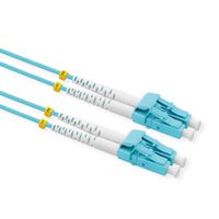 VALUE Câble FO 50/125µm OM3, LC/LC, LSOH, Low-Loss, turquoise, 10 m