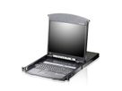 ATEN KL1508AiM KVM Over IP Switch, 8 Port, 43cm LCD, VGA, PS/2-USB, DE-Layout