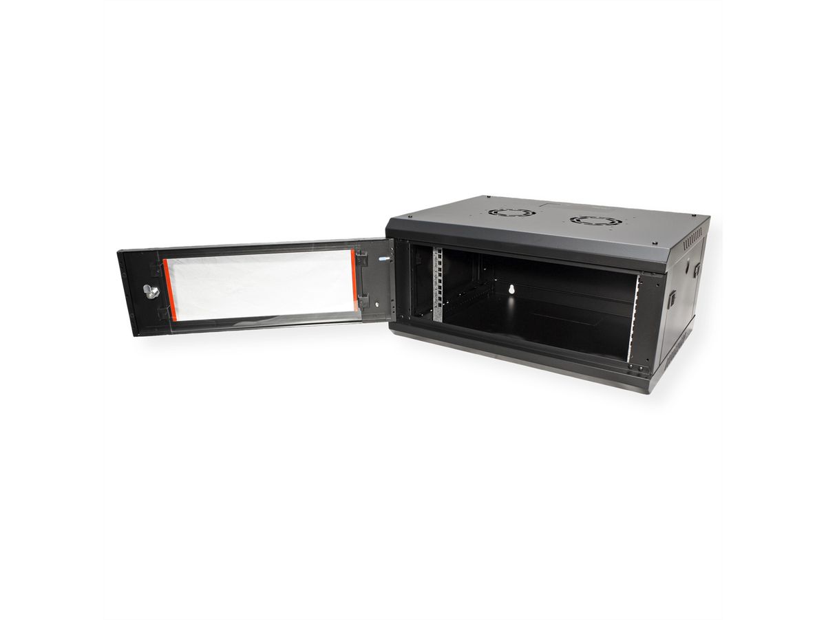 ROLINE 19" Boîtier mural Basic Plus 4U, 600x450 LxP noir