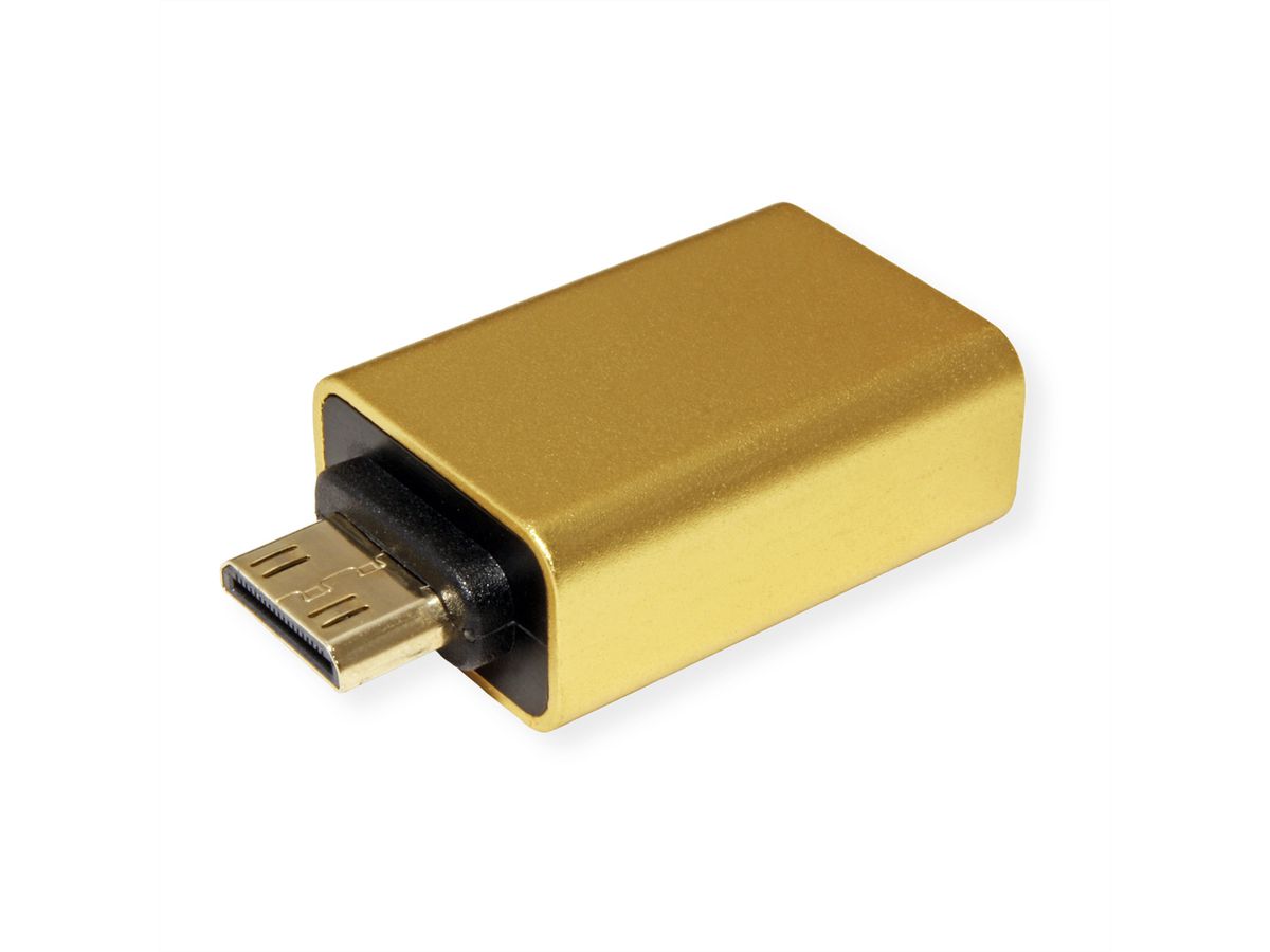 ROLINE GOLD Adaptateur HDMI, HDMI F - HDMI Mini M