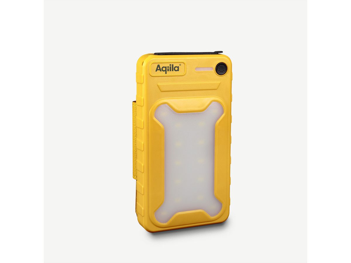 Aqiila Powerbank Powerbird B20+, Solaire, 20W, jaune, 10.000 mAh