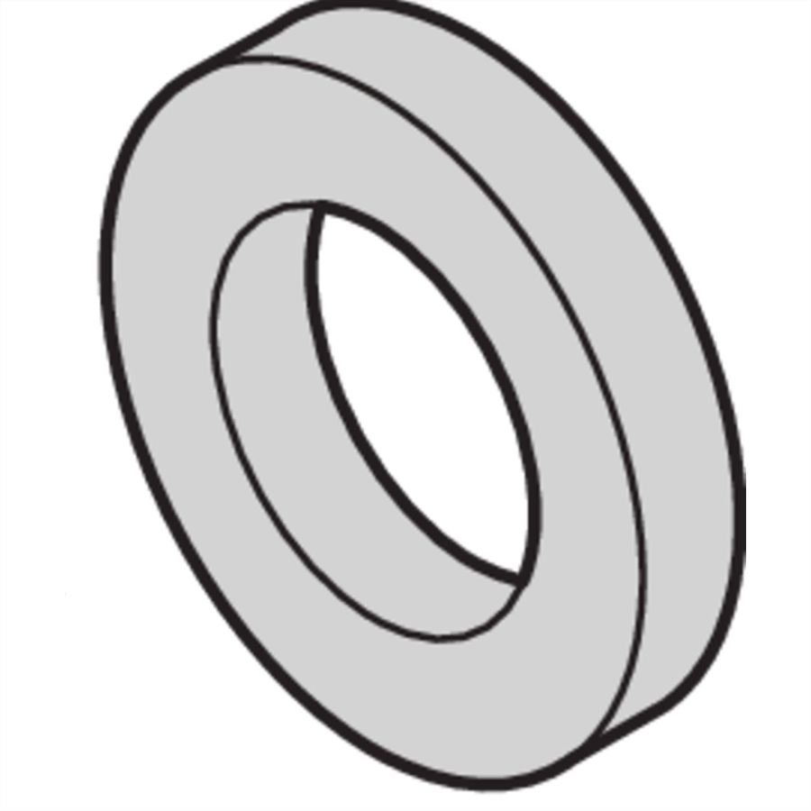 Rondelle SCHROFF, 2.7 x 5 x 1, Plastique PA, 100 pièces