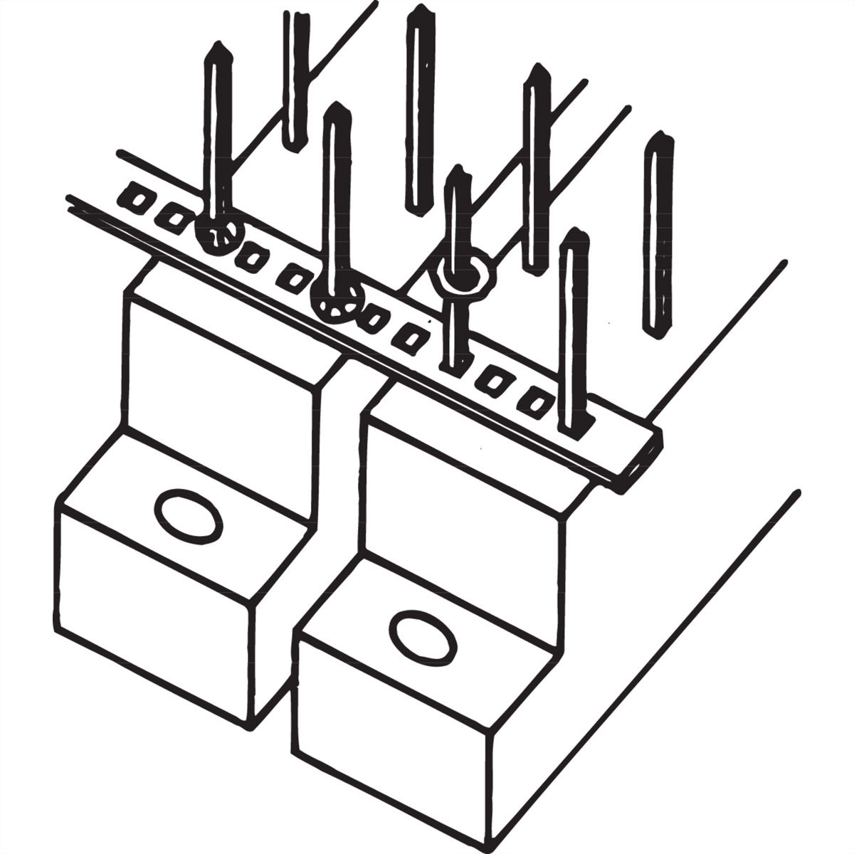 Bande à souder conductrice, 1,0 x 1,0 mm