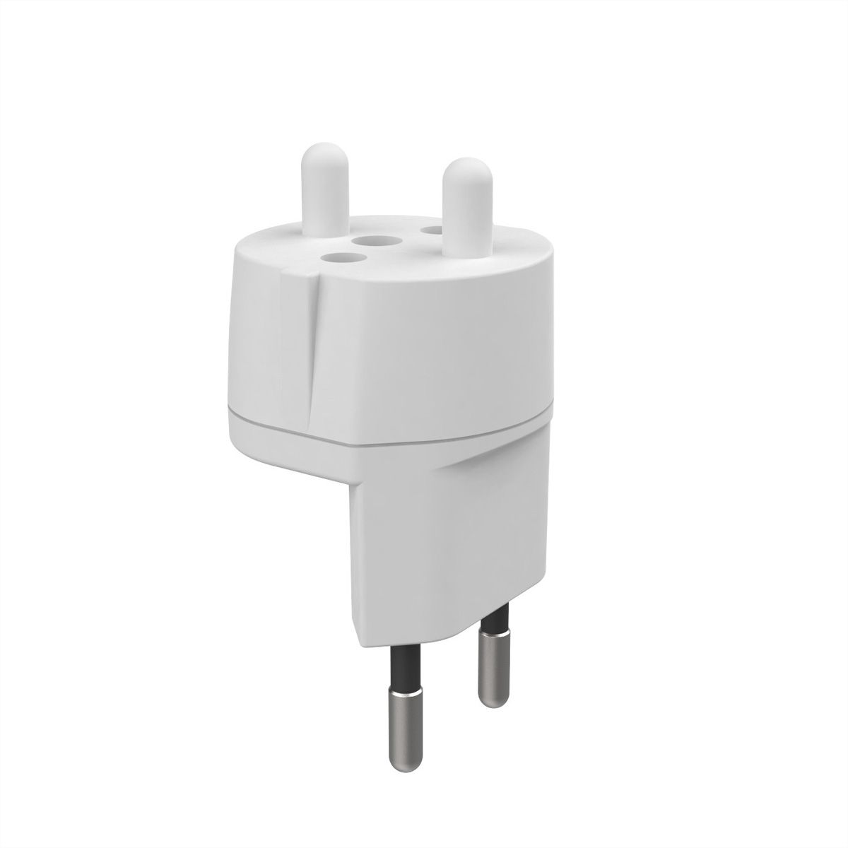 Adaptateur fixe D, prise de sécurité/CH, 2 pôles, T11, blanc