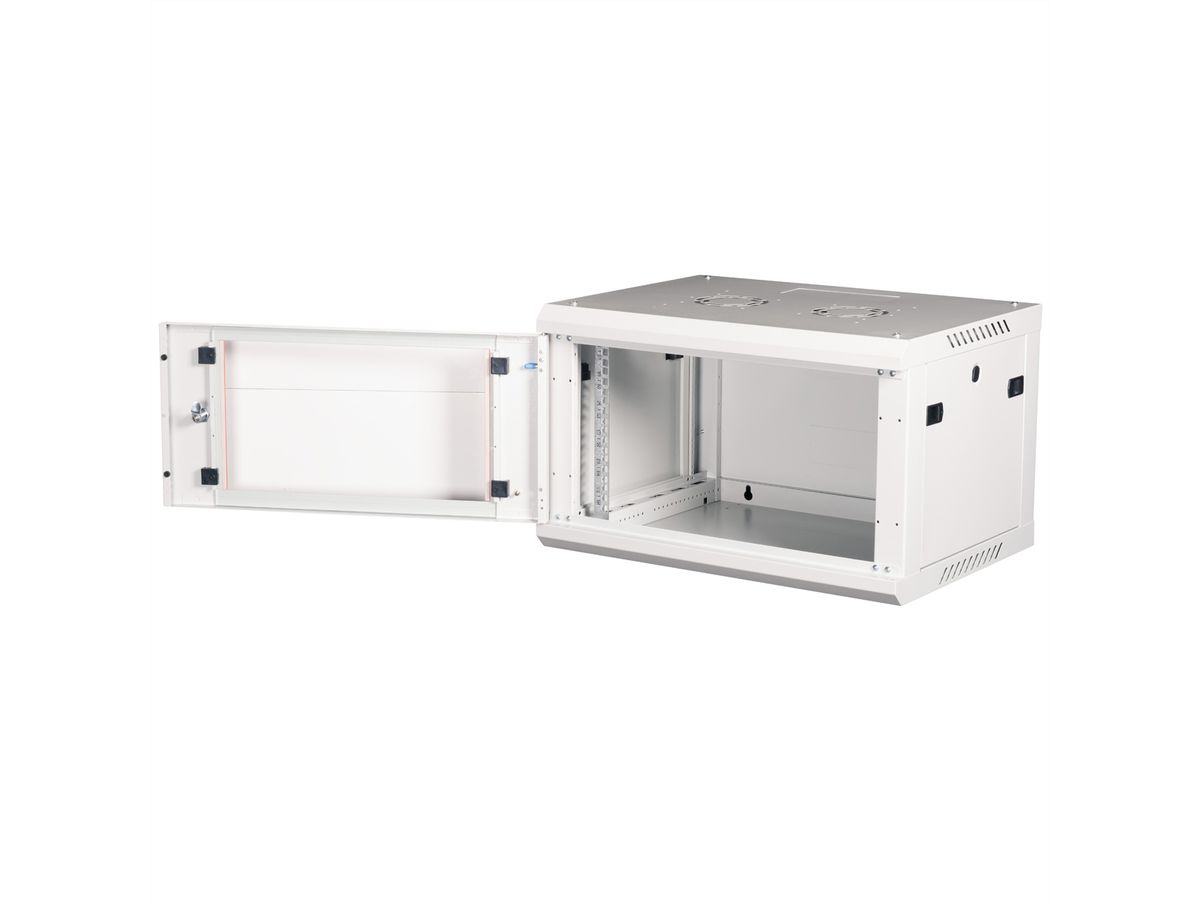 ROLINE 19-Zoll Wandgehäuse Basic Plus 6HE, 600x450 BxT grau