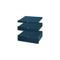 SCHROFF 19"-Schubfach - 19"SCHUBFACH 1HE RAL7021