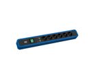 BACHMANN PRIMO 2 6xCEE7/3 1xSPD 1xSchalter 2,0m CEE7/7 RAL5010
