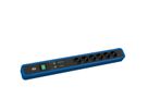 BACHMANN PRIMO 2 6xCEE7/3 1xGVS 1xSchalter 2m CEE7/7 RAL5010
