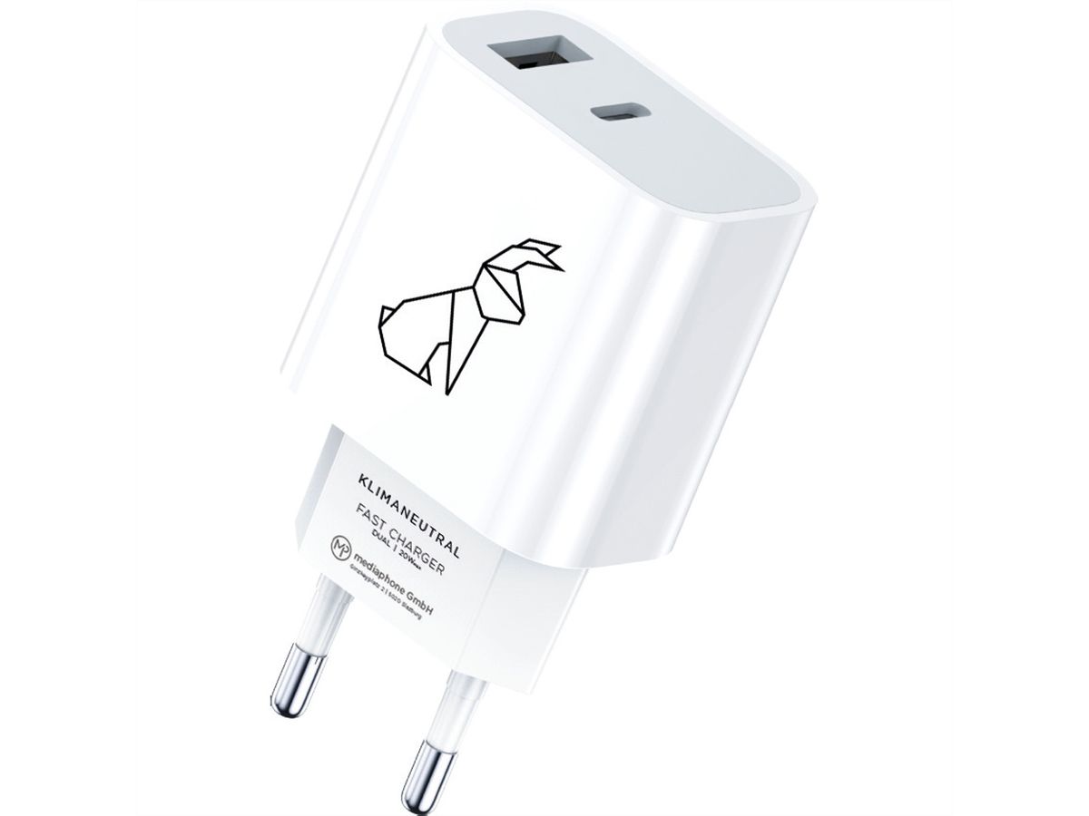 Rabbiter Power Dual-Charger, 20W