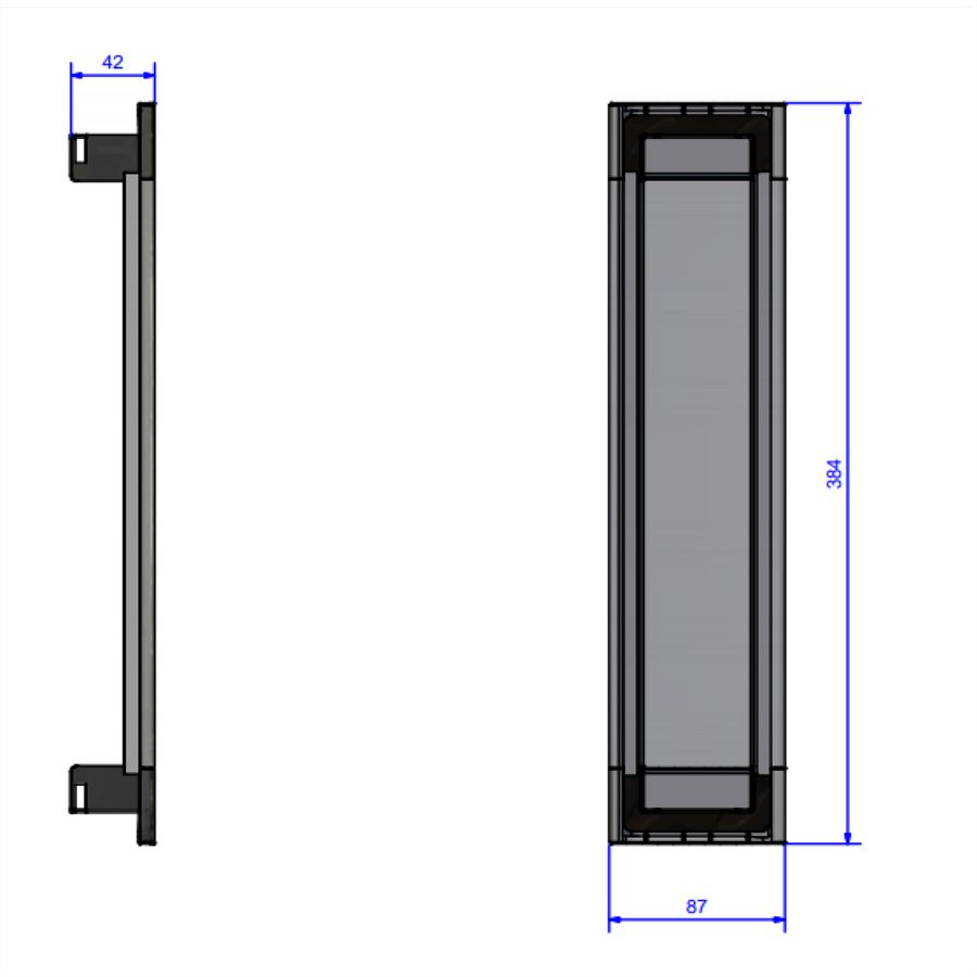 BACHMANN POWER FRAME COVER 6x avec couvercle noir