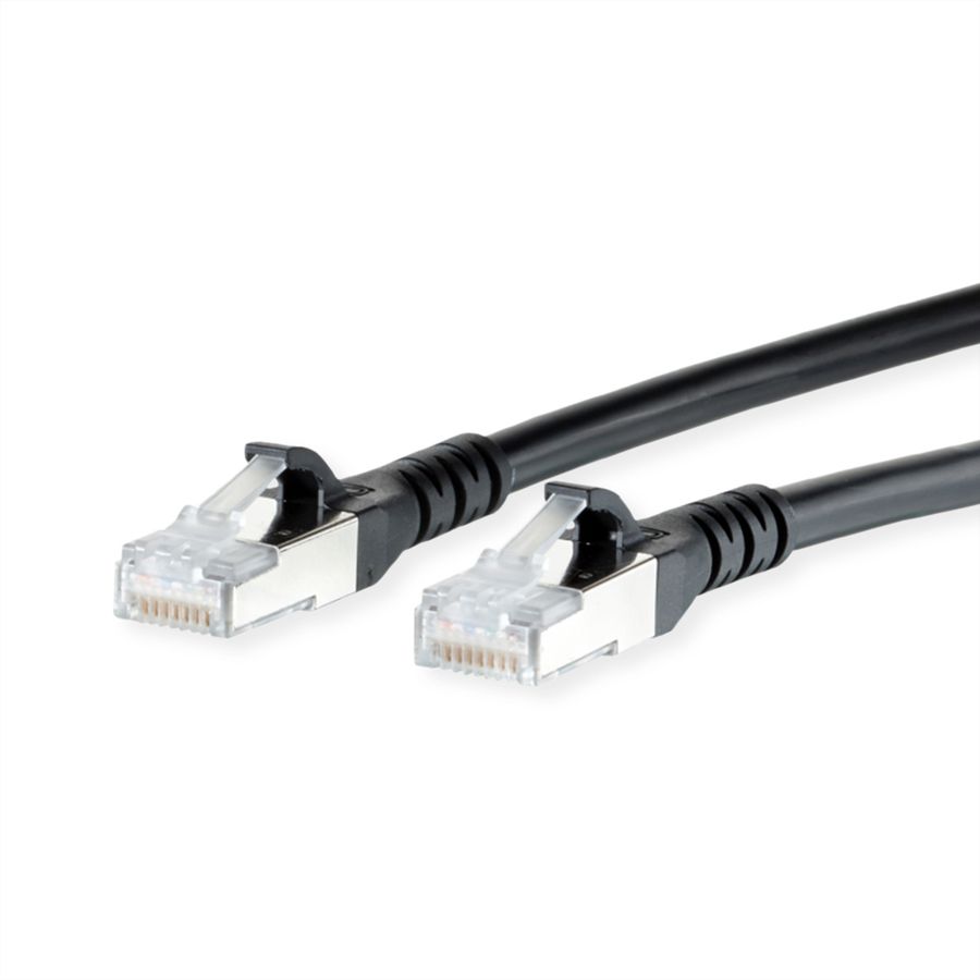 METZ CONNECT Cordon de brassage Cat.6A AWG 26, LSOH, noir, 50 m